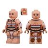 Female Guan Yu Minifigure - Romance of the Three Kingdoms Series, LEGO-Compatible Building Blocks, Also Includes Female Cao Cao Toy.