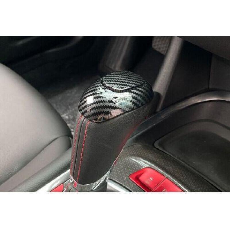 For Chevrolet Malibu 2016- Steel Carbon Fiber Console Gear Shift Knob Cover