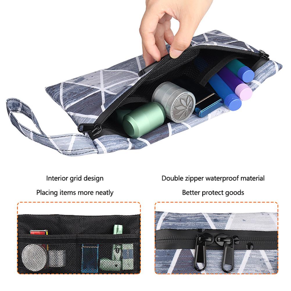 

Smell Proof Bag Durable Waterproof Odor Proof Stash Bag with Lock Inside Pouches Travel Storage Bag