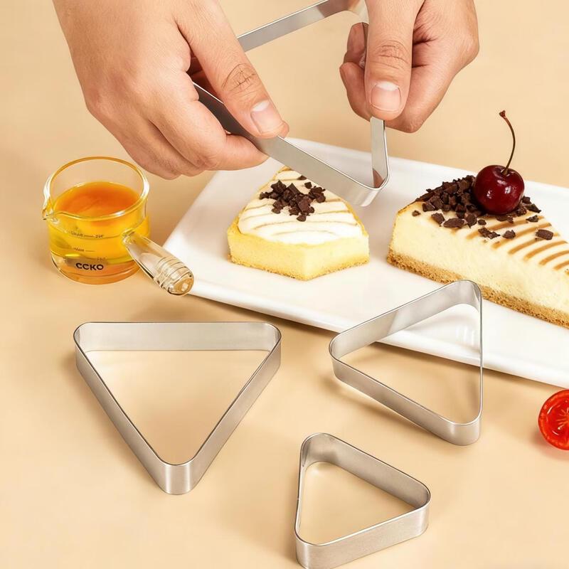 MDNG Triangular Mousse/Tart Ring Set