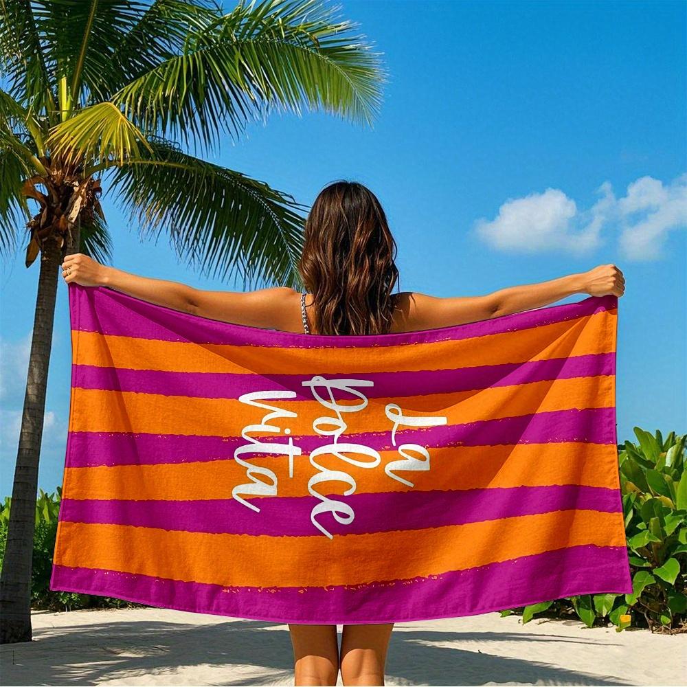 1 Stück Gemischte Stilvolle Sommer-Strandtücher für Urlaubsstimmung Perfekte Wahl für Strandurlaub Partygeschenke