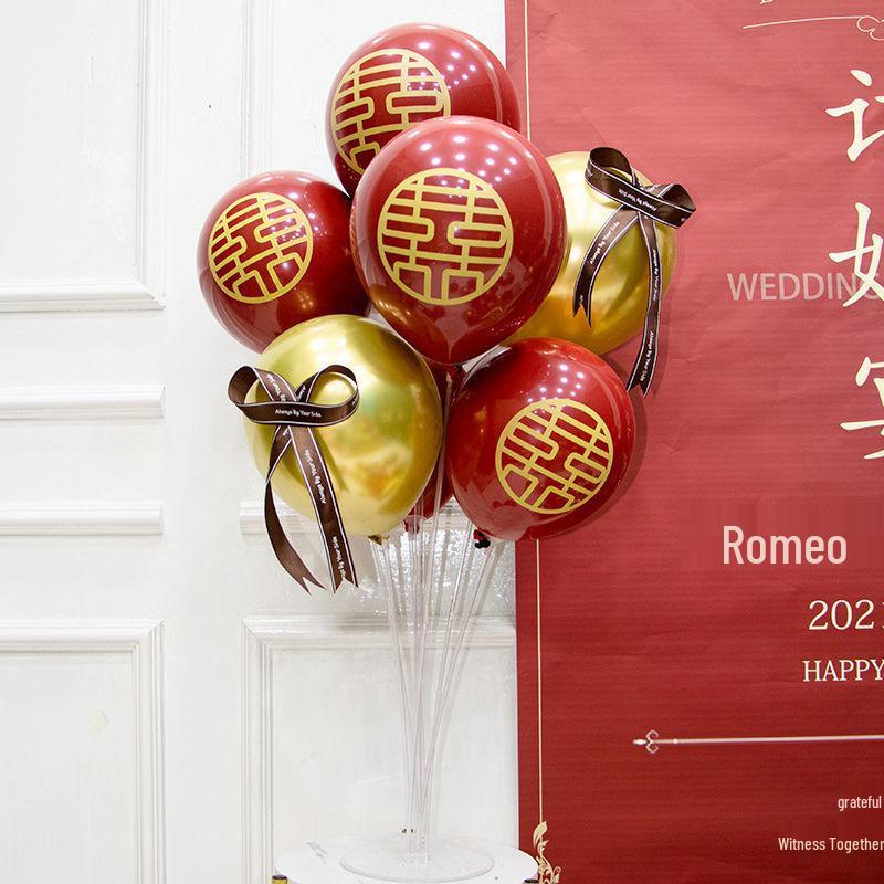 

Popular Engagement & Wedding Poster and Balloon Decoration Set for Banquets and Hotel Backgrounds