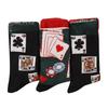 Soxy Mens Royal Flush Poker Cotton Socks (Pack of 6)