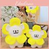 Plush Sunflower Maltese Dog Toy Cartoon Stuffed Animal Doll Room Decoration