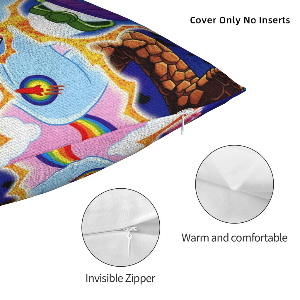 Futuramas Cartoon Comic Pillowcases Merch Soft Cushion Cover Gift  Pillow Case Cover Living Room Multiple Sizes