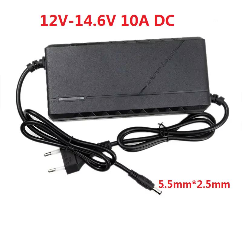 12V 24V 5A 10A Smart Lifepo4 Charger 14.6V 29.2V 4S 8S High Power LiFePO4 Charger AC110-240V Lithium Iron Phosphate Battery Pack
