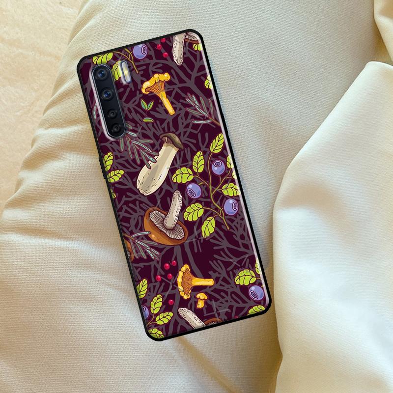 

Wild Forest Mushroom Case For Oppo A6 A5 Pro A15 A57 A17 A54 A74 A94 A76 A16 A96 A40 A60 A80 A18 A38 A58 A78 A98 OPPO A15