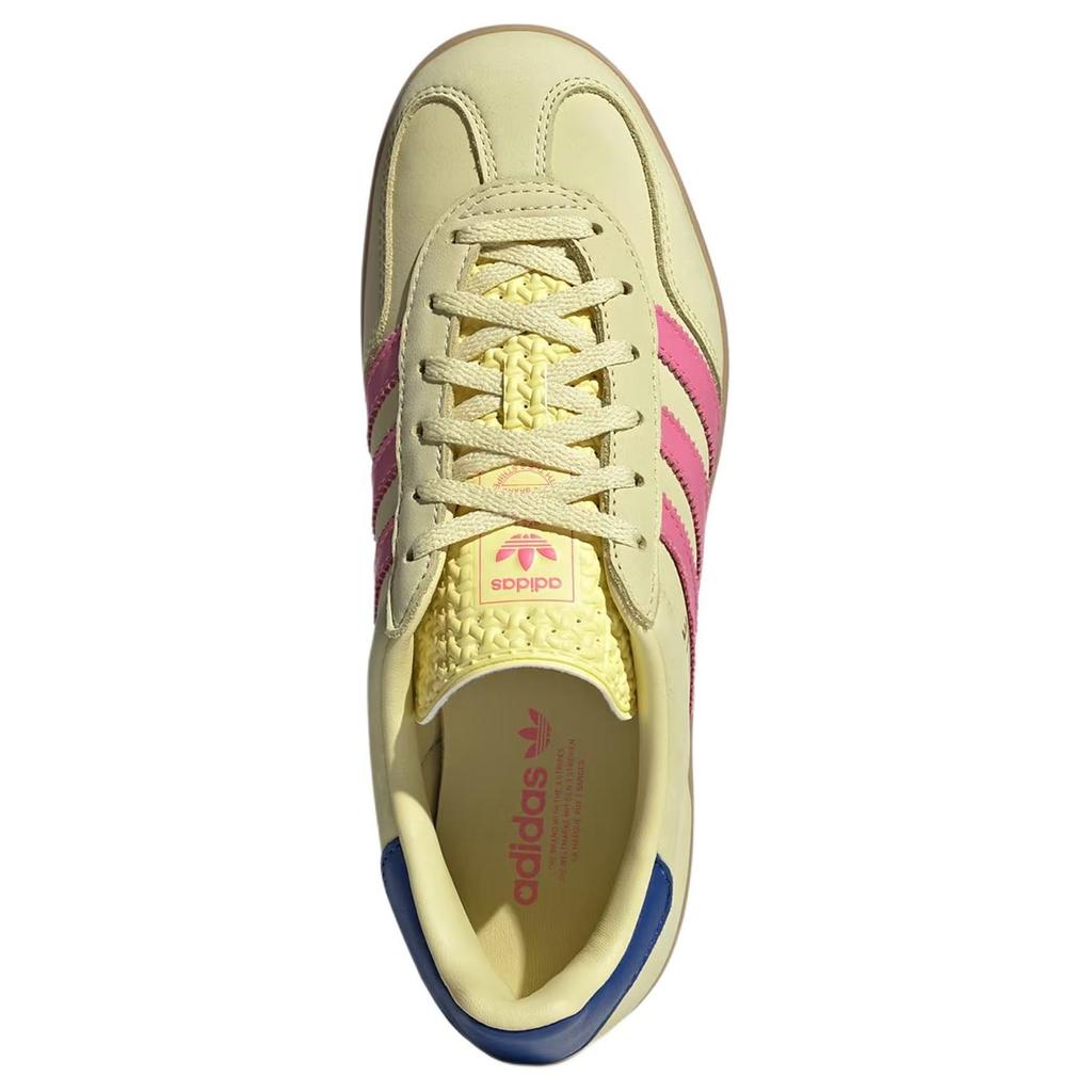 adidas Gazelle Indoor Giallo Polvere Rosa Lucido Sneakers Uomo Blu Reale JI2719
