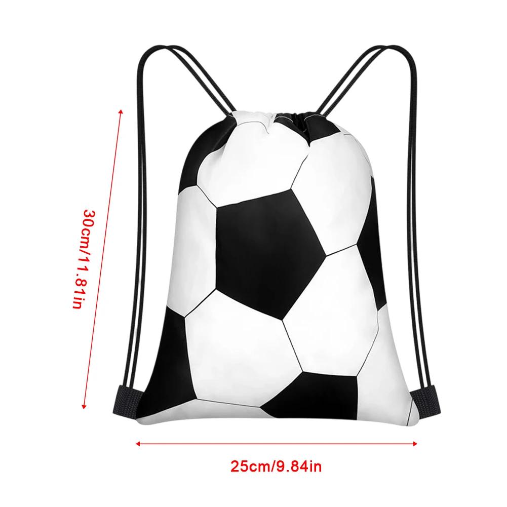 Oxford Cloth Sports Backpack Storage Bag Double Shoulder Basketball Drawstring Bag Polyester Bag for Football And Basketball
