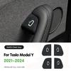 For Tesla New Model 3 Y Juniper Highland Car Open Door Button Stickers Armrest Window Lift Button Switch Interior Accessories