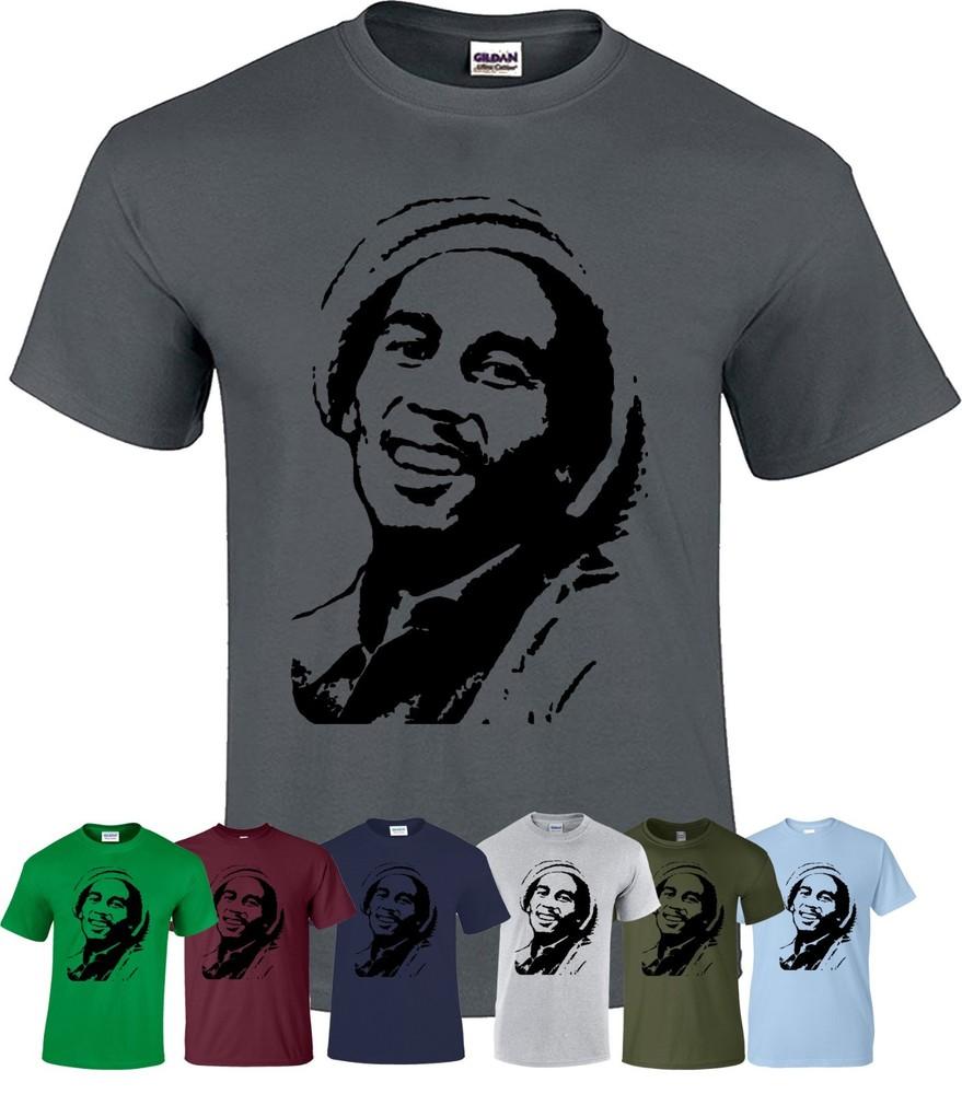 

Bob Marley Music Reggae T-Shirt Smoke Weed Jamaican Ragga Music Xmas Gift top 3XL