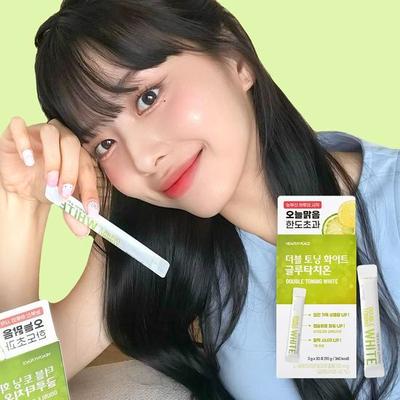 Double Toning White Glutathione 30 Packets (1 Month Supply)