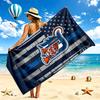 Detroit Tigers Beach Towel Quick Dry Soft MicrofiberSand Resistant Oversized Cabana Bath Sheet for Swimming Pool Travel Gift