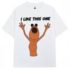 Funny Marcus The Worm Meme Graphic Tshirts I Dont Like This One Men Women Humor T Shirt Oversized Cotton Casual T Shirts Gifts