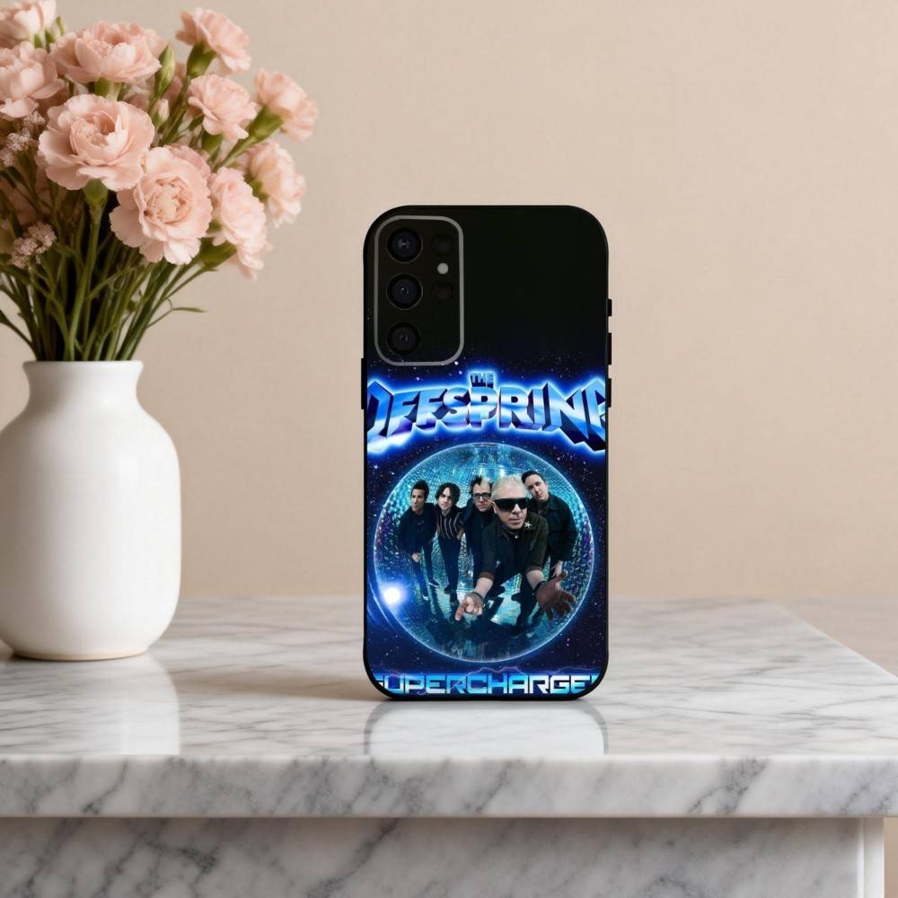 Punk T-The O-Offspring Band Phone Case For Samsung S25,S24,S21,S22,S23,S30,Ultra,S20,Plus,Others Soft Black Case