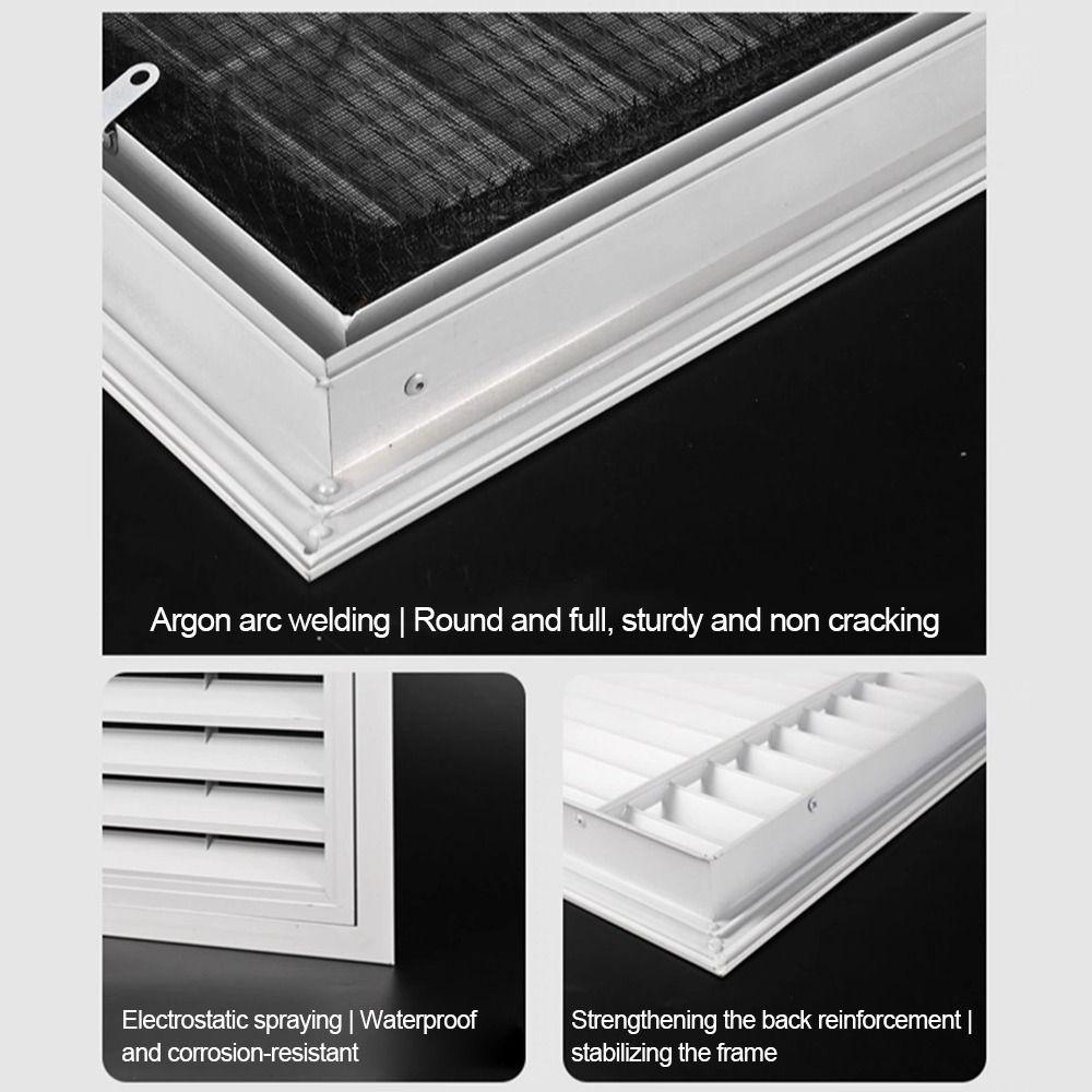 Square Air Vent Grille White Gable Wall Shed Vent New Gable Vent Ceiling