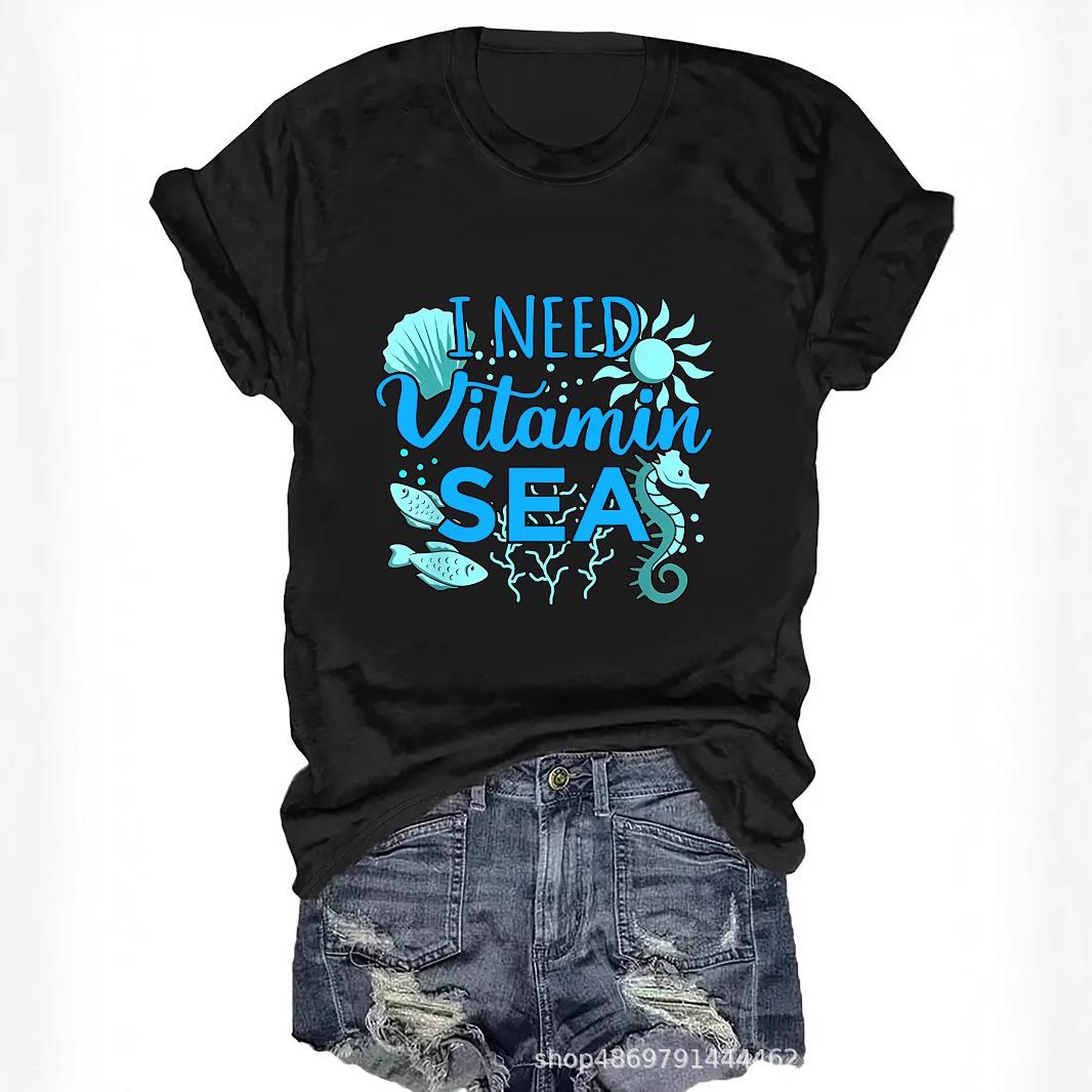 

Women s Cross-Border Trade Round Neck Fashion T-Shirt XXL абрикосовий