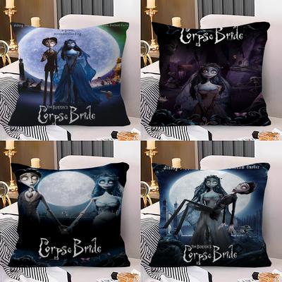C-Corpse Bride Cartoon Pillowcase Toon Gift Cushion Cover Bedroom Home Sofa Chair Seat Decor Pillow Case