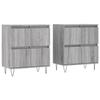 VidaXL Buffets 2 Pcs Sonoma Grey Engineered Wood 3190179