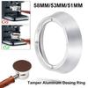 58/53/51MM Tamper Aluminum Dosing Ring Magnetic Aluminum Alloy Coffee Powder Dosing Ring Espresso Funnel Coffee Machine Supplies