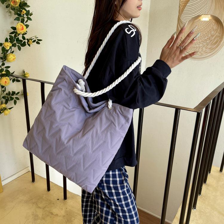 Trendy Women's Autumn Large Capacity Shoulder Tote Bag