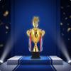 Trophy Cup Colored Championship Handled Award for Athletes, Students, School Competitions,