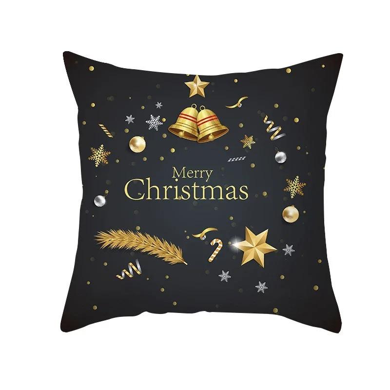 Christmas Themed Pillowcases Car Accessories Office Santa Claus Living Room Sofa Home Pillowcases