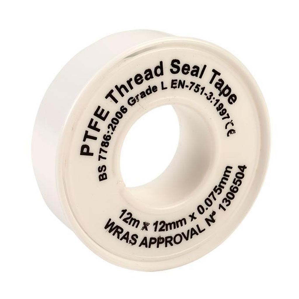 Ultratape Rhino Plumbers PTFE Thread Sealing Tape 12mm x 12m 2pk