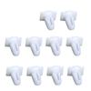 10Pcs Fixed Door Sill Strip Clips Plastic Car Door Sill Trim Strip Clips  Auto Accessories