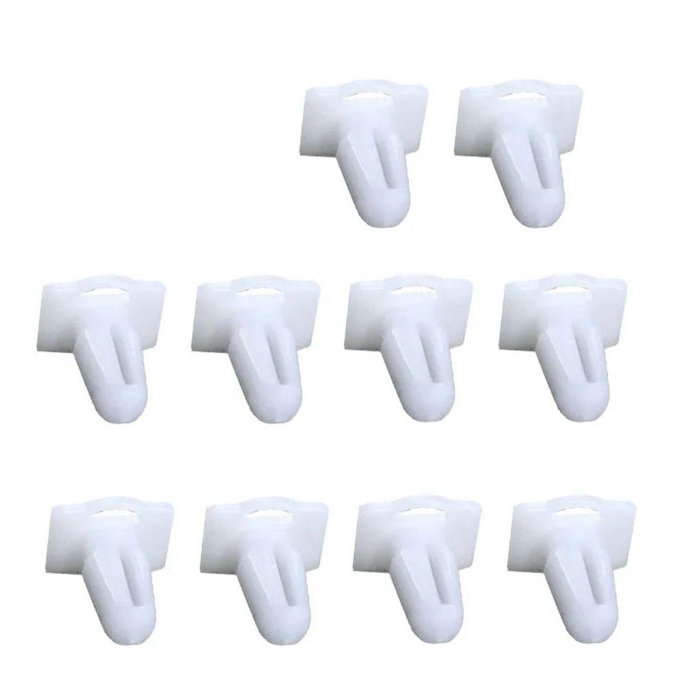 10Pcs Fixed Door Sill Strip Clips Plastic Car Door Sill Trim Strip Clips  Auto Accessories