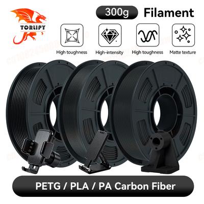 KINGROON 300g Carbon Fiber PLA PETG PA Nylon Filament 1.75mm High Strength PLA-CF PETG-CF PA-CF 3D Printer Material for Most FDM