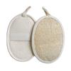 2Pcs Natural Loofah Body Shower Scrubber Bath Exfoliating Sponge Soft Shower Brush With Hook Towel Sponge Merchandises Scrubber