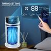 3-in-1 Persönlicher Leiser Tischventilator 6 Geschwindigkeiten Einstellbarer Zirkulationswind Luftkühler Kühlventilator für Büro Schlafzimmer Schreibtisch