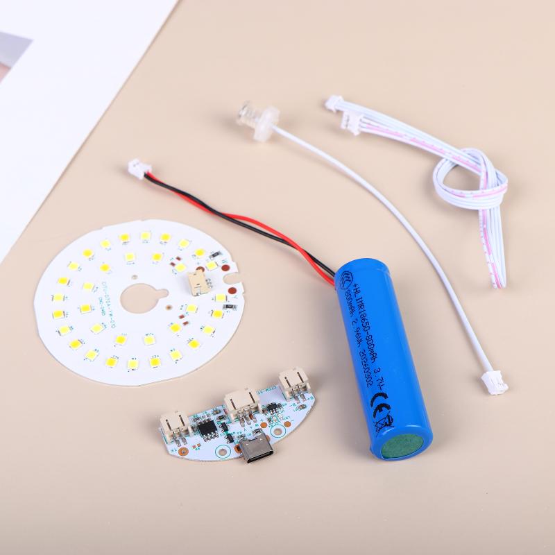 Dc5V Input Light Source Led Light Panel Dimming Controller Change With On/Off Touch Switch Charging Port Type-C