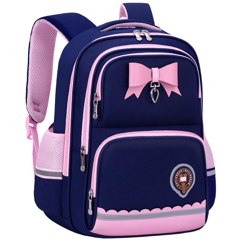 3pcs Set Breathable Waterproof Children Schoolbag Primary School Students Burden Reduce Spine Protect Book Bag 1-3-6 Grades Lightweight Youth Backpack