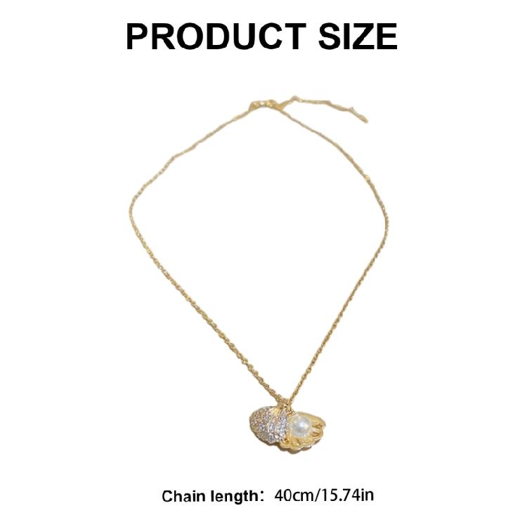 Versatile Use Unique Freshwater Shell Pearls Pendant Necklace Female Jewelry Accessory Special Gifts for Lovers Outfits