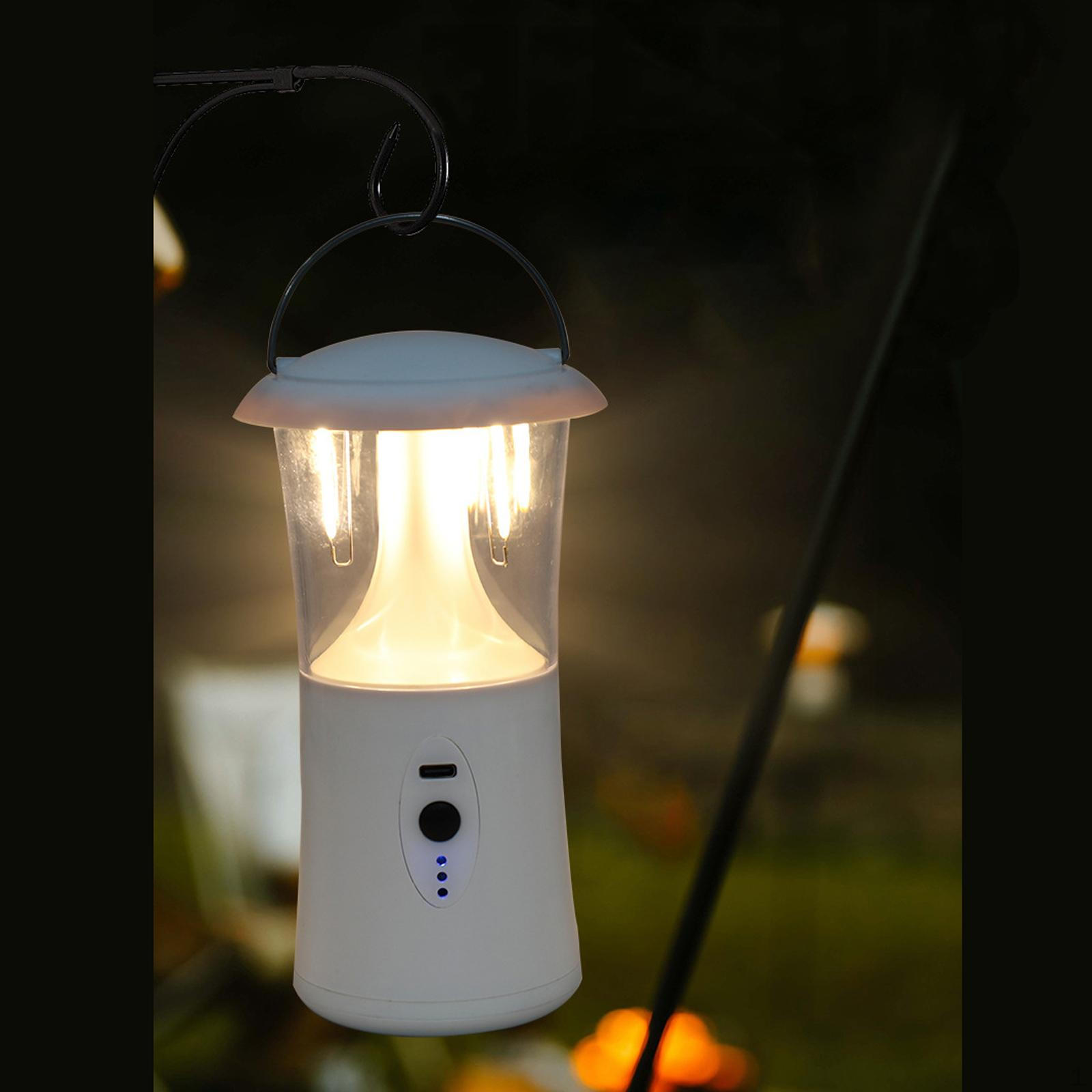 

Светодиодный фонарь для кемпинга, атмосферный свет, портативный светильник для палатки, кемпинговая лампа, для сада, походов на открытом воздухе белый