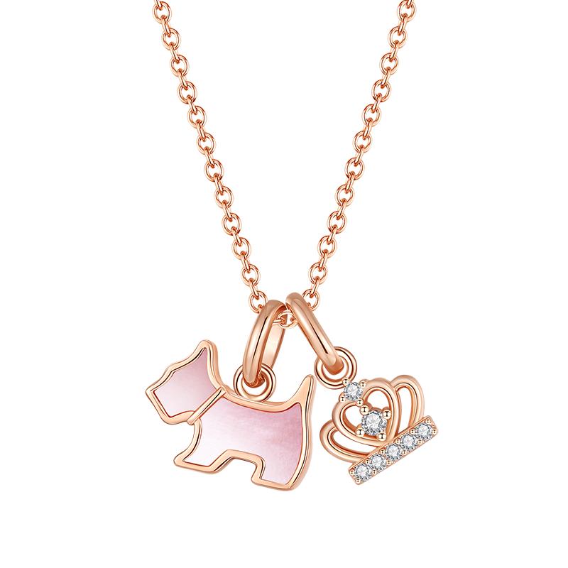 AGATHA Princess Fantasy Silver Necklace