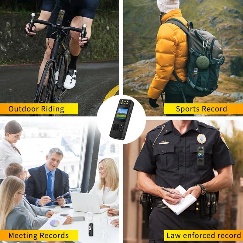 1080P HD Wifi Mini Camera CS11 Handheld Back Clip Law Enforcement IR Night Vision Smart Portable Camera Car Recorder