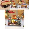 Christmas Creative Rotating Hamburger Music Box Decoration With Light For Kids And Holiday Decor
