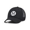 UA BLITZING TRUCKER CAP ONESIZE [Under Armor] Black/Black/White