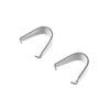 Steel Components Pinch Bail Clasp DIY Jewelry Connector Charm Necklace Hook Pendant Clips Buckle