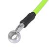 Motoforti Motorcycle Brake Clutch Hose Hose Hydraulic Reinforced Motorcycle Stainless Steel 28°+90° Green 60cm