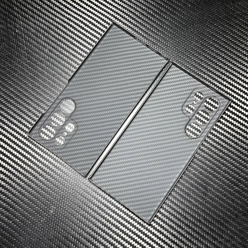 Чехол из настоящего углеволокна для Samsung Galaxy S25/S24/S23 Ultra Тонкий Защита объектива Арамидное волокно для чехла Galaxy S25 Ultra Карбон