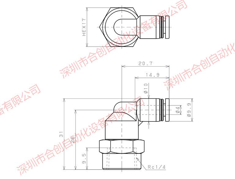 PLF Series PISCO Connector: PLF4-01, PLF4-M6, PLF8-02, PLF10-03, PLF12-04