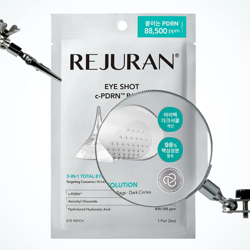 [REJURAN] Eye Shot c-PDRN Patch 88,500ppm Microneedle Eye Patch Wrinkle Dark Circle Eye Bag Firming