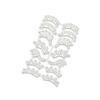 Eyelash Die Cuts Frame Carbon Steel Embossing Punch Stencils Cutting Dies for Diy Photo Albums Embossed Cards Crown Card