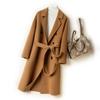 100% Wool Women Coat MODERN NEW SAGA Autumn Wool Long Coat Handmade Pea Coat Winter Warm Wool Long Jacket Overcoat