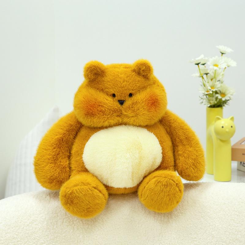 Pulling The Threaded Bear Xin'an Bear Cute Doll Plush Toy Doll Coaxing To Sleep and Pillow Birthday Gift
