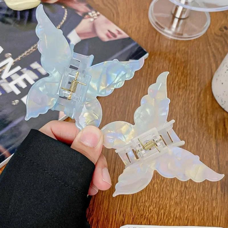 Französische Retro Schmetterling Haarspangen Hinterkopf Haarklammern Süße gewickelte Haarnadel Frauen Dame Mädchen Kopfschmuck Haarstyling-Werkzeuge